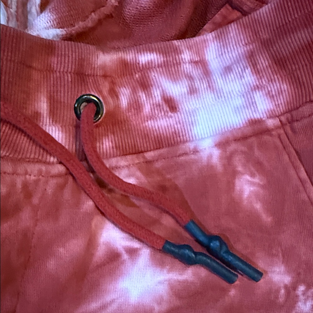 PRPS Sz M Burnt Red Tie-Dye Panther Graphic Shorts - Picture 11 of 11